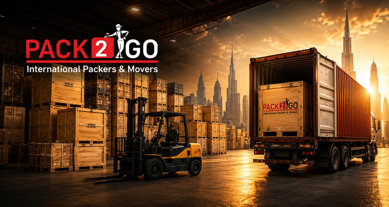 Pack2Go team handling boxes inside a warehouse
